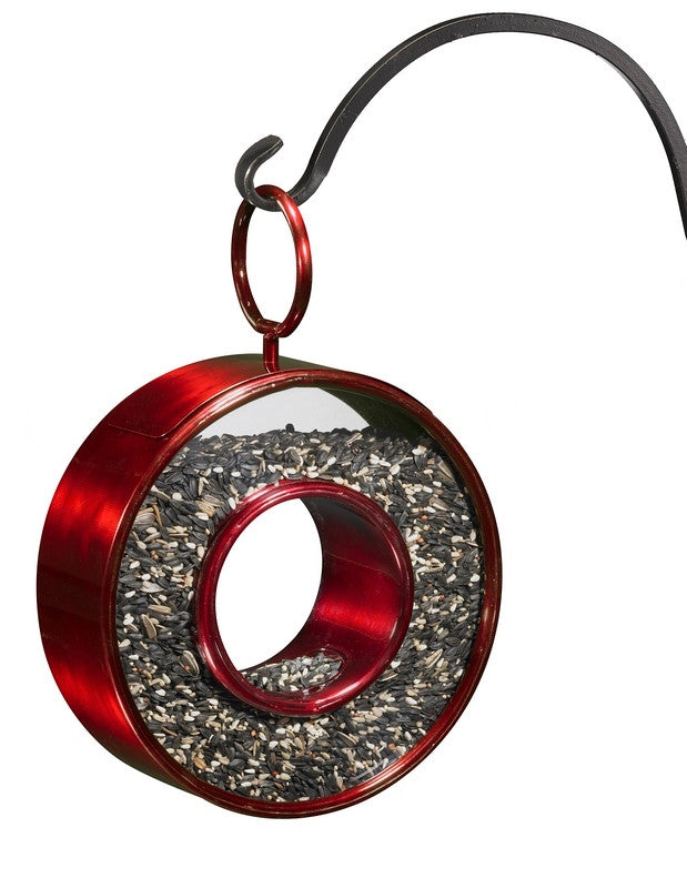 Circle Fly-Thru Feeder - Red