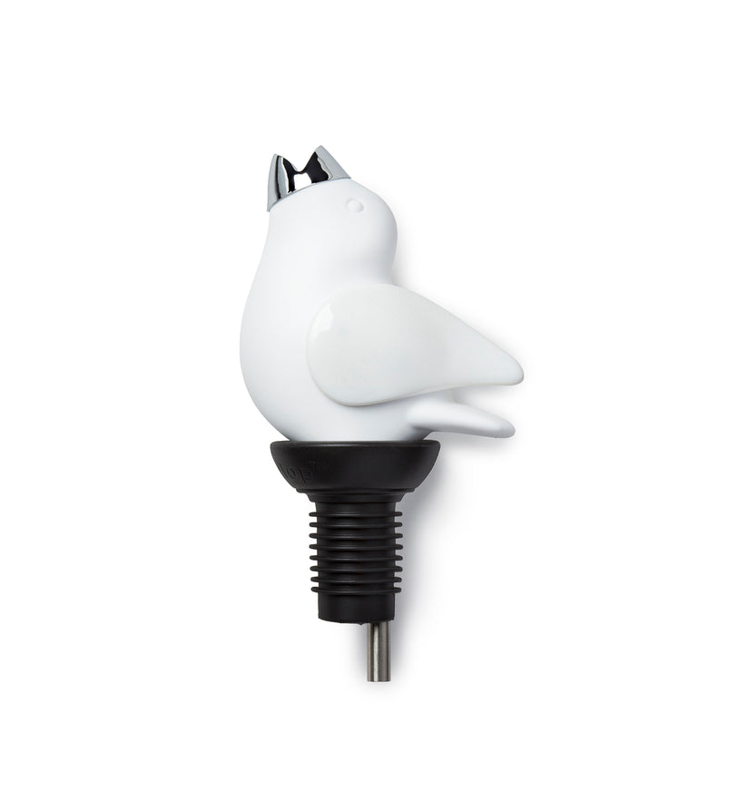 Chirpy Top Wine Pourer - White