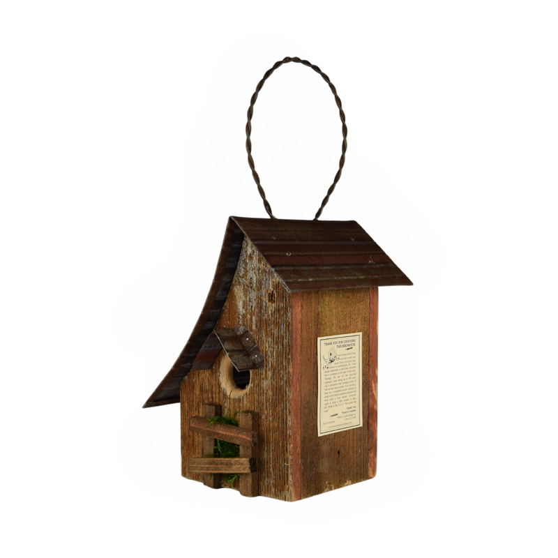 NC-45 Rustic Birdhouse