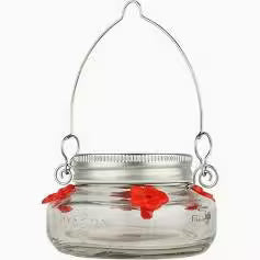 Mason Jar Hummer Feeder