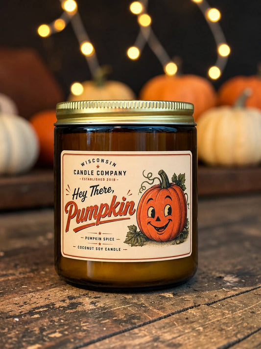 Hey There, Pumpkin! 8 oz Jar Candle