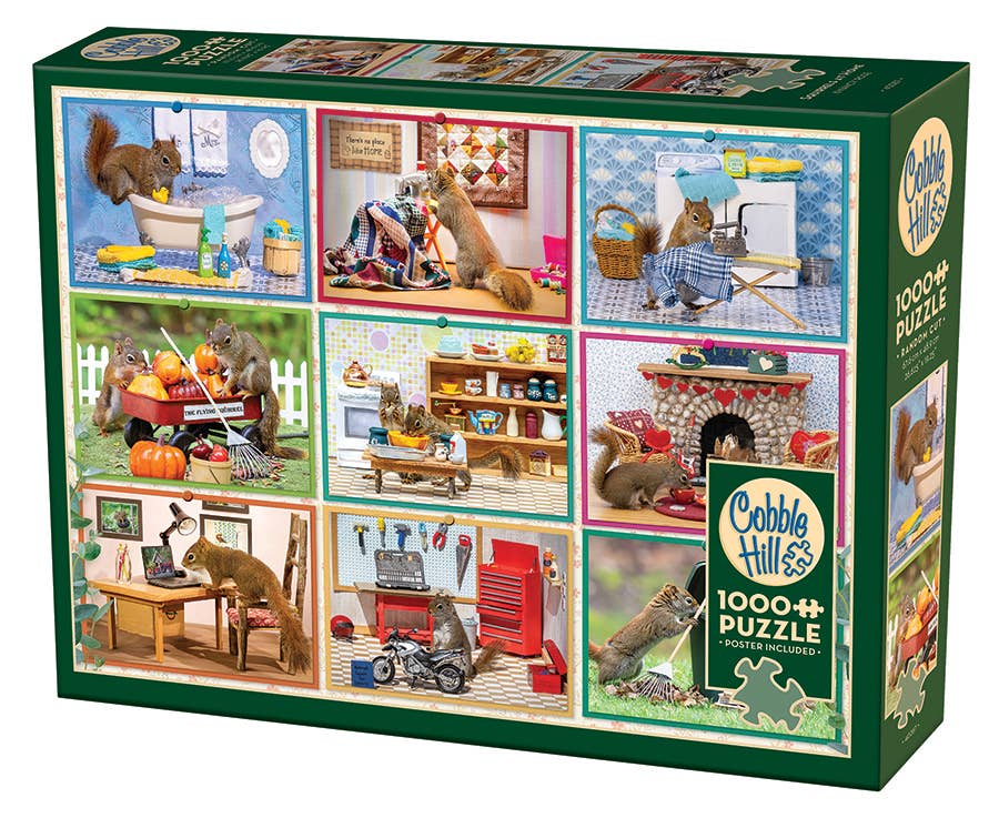 Squirrels at Home 1000-Piece Puzzle