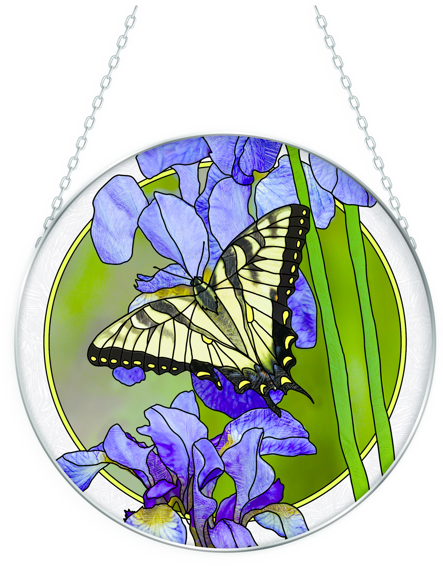 Swallowtail Butterfly -  Glass Suncatcher