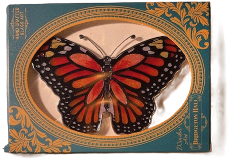 Monarch - Water-Cut Glass Suncatcher