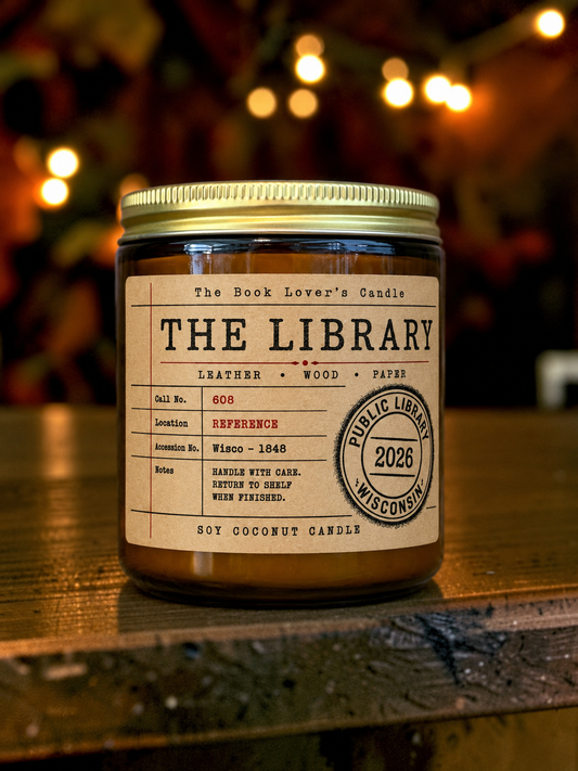 The Library – Book Lover Candle
