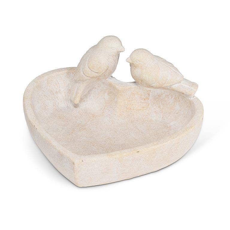 Heart Dish with 2 Birds