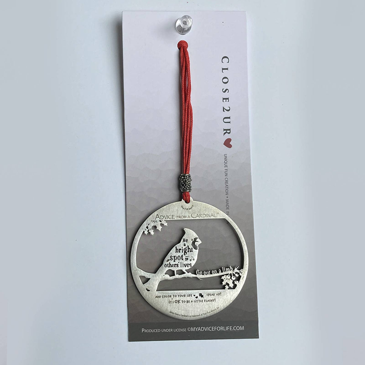 Advice from a Cardinal Ornament
