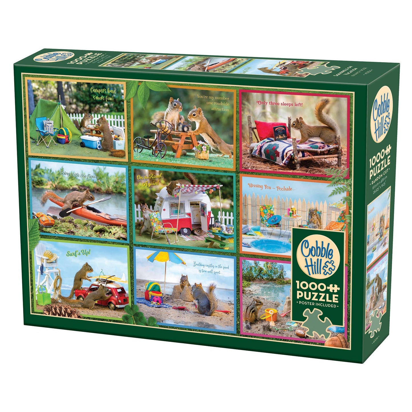 Squirrels on Vacation 1000-Piece Puzzle