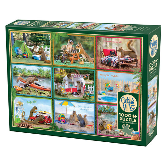 Squirrels on Vacation 1000-Piece Puzzle