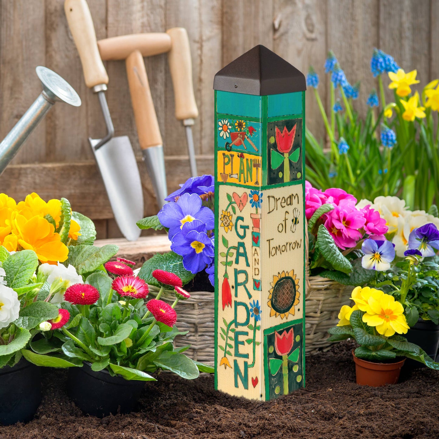 Garden Dreams 20" Art Pole