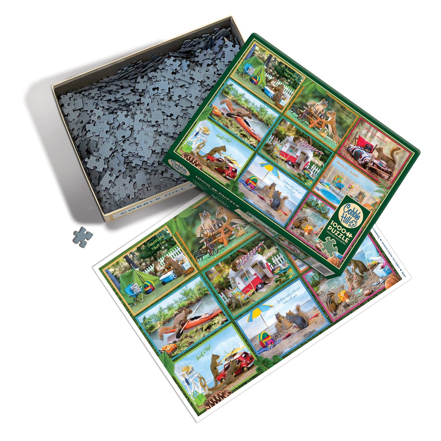 Squirrels on Vacation 1000-Piece Puzzle
