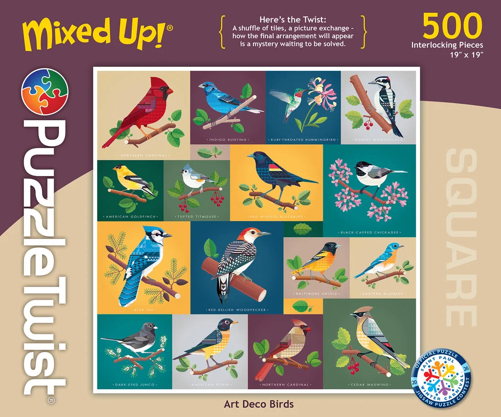 Art Deco Birds 500pc Puzzle