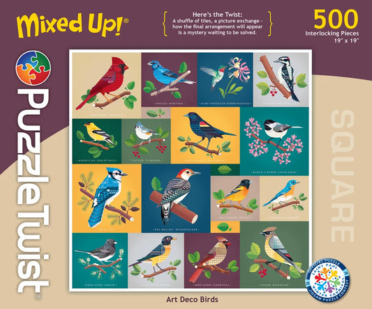 Art Deco Birds 500pc Puzzle