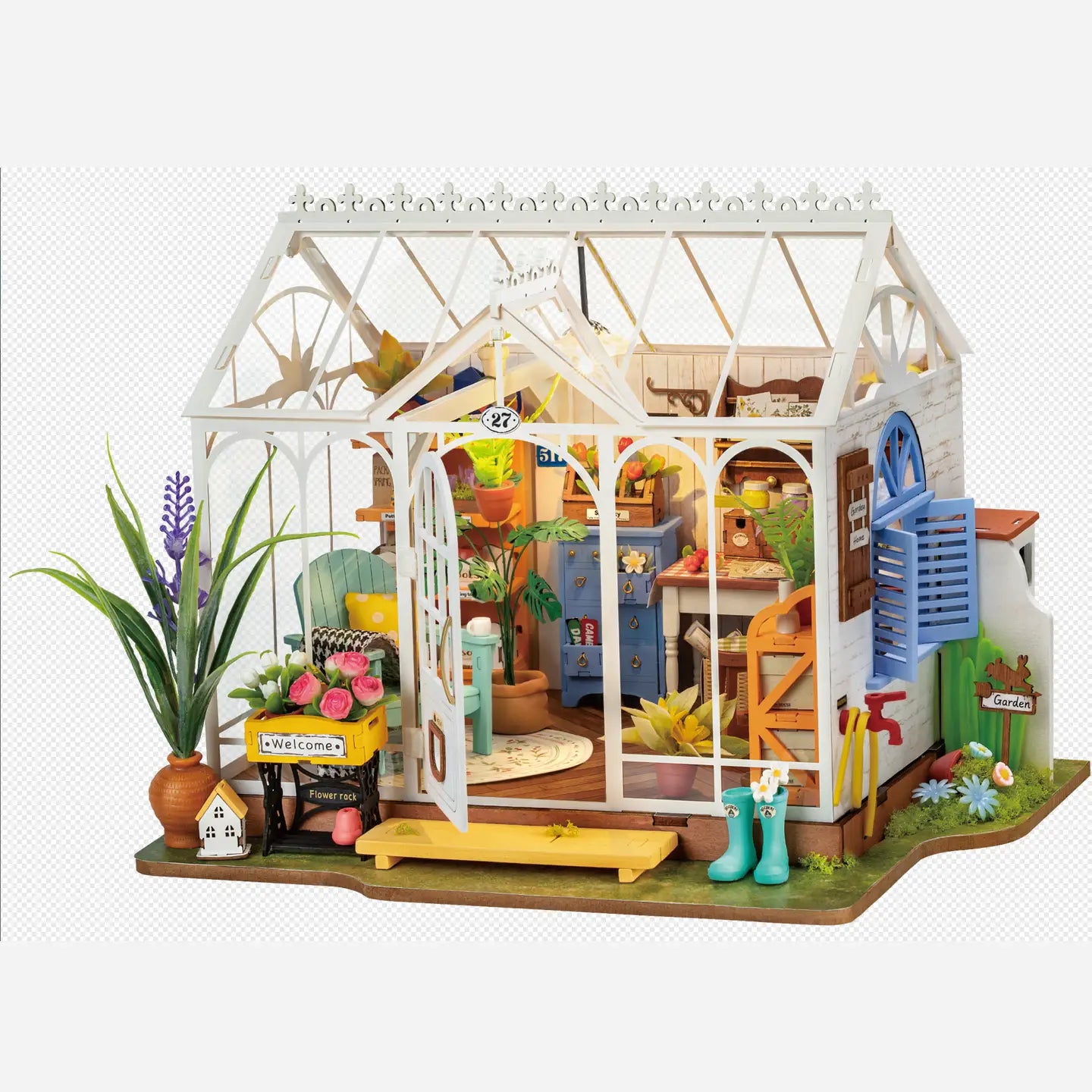 Dreamy Garden House Wooden Miniature Kit