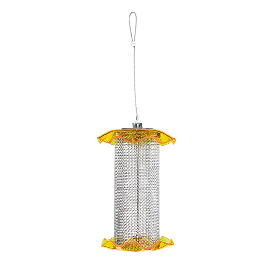 Acrylic Mesh Nyger Feeder -Yellow