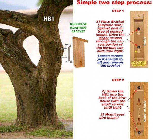 Bracket - Birdhouse Mount
