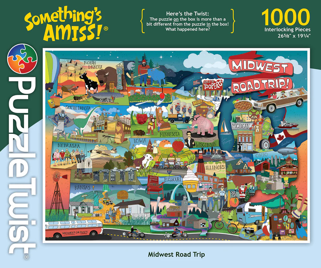 Midwest Road Trip 1000pc Puzzle