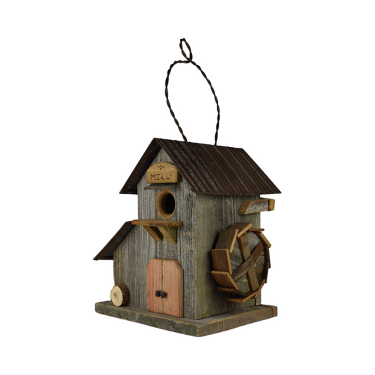 NC-22 Old Mill Rustic Birdhouse
