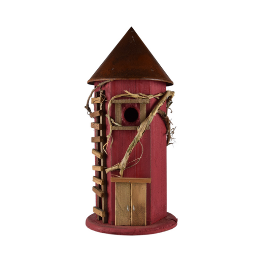 NC-3 Rustic Birdhouse Silo