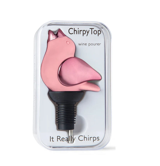 Chirpy Top Wine Pourer - Pink