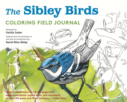 Sibley Bird Coloring Field Journal