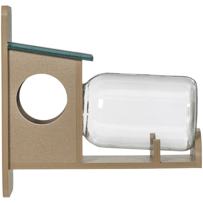Recycled Squirrel Jar Feeder