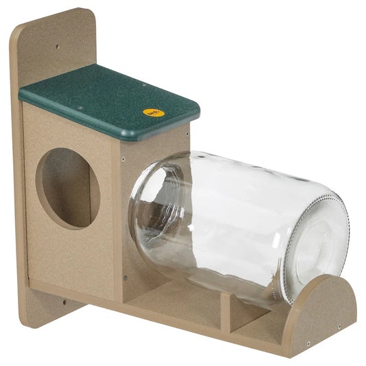 Recycled Squirrel Jar Feeder