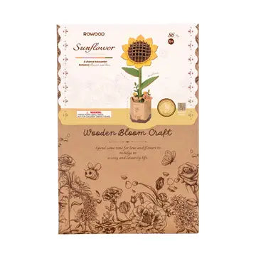 Sunflower Wooden Bloom Craft
