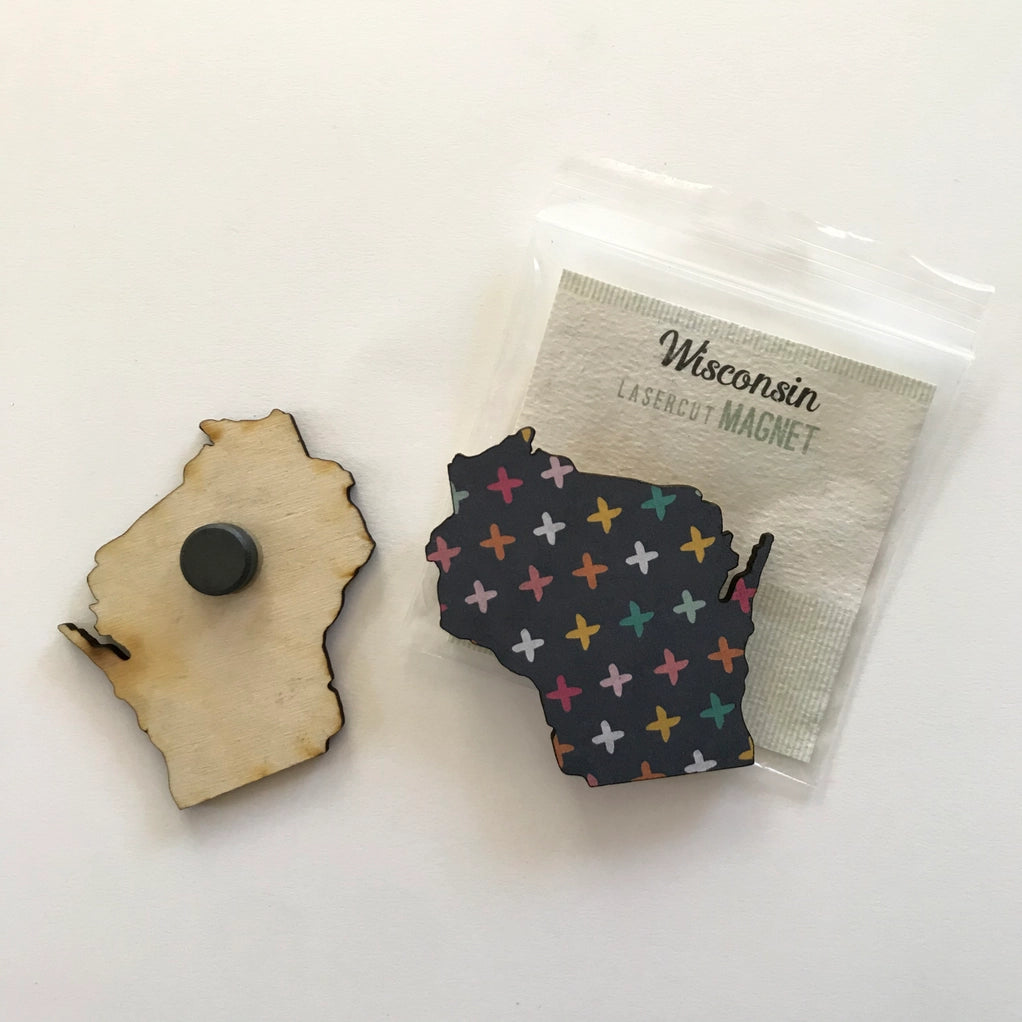 Wisconsin Laser Cut Magnet
