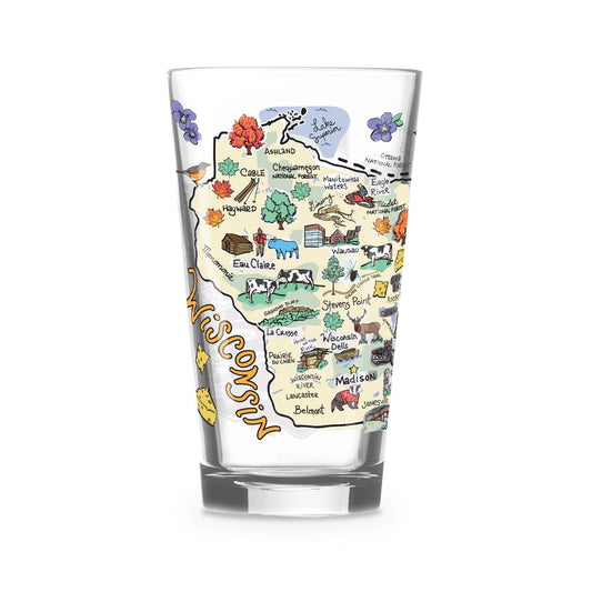 Wisconsin Pint Glass