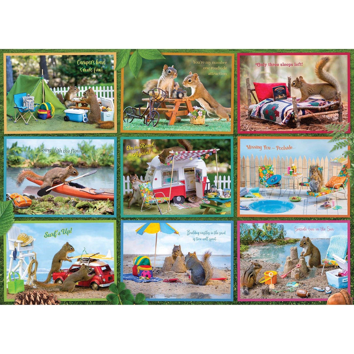 Squirrels on Vacation 1000-Piece Puzzle