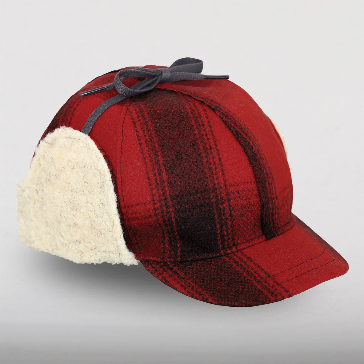 Snowdrift Cap - Red/Black Plaid