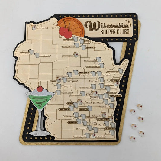 Wisconsin Supper Clubs Tracker Map