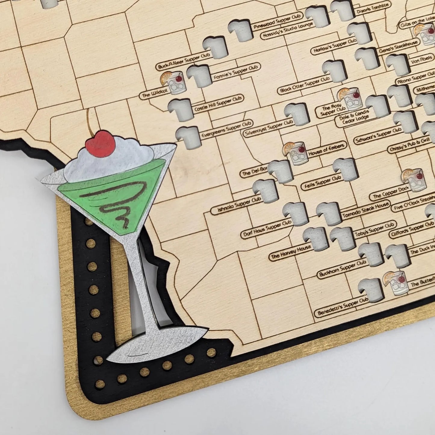 Wisconsin Supper Clubs Tracker Map