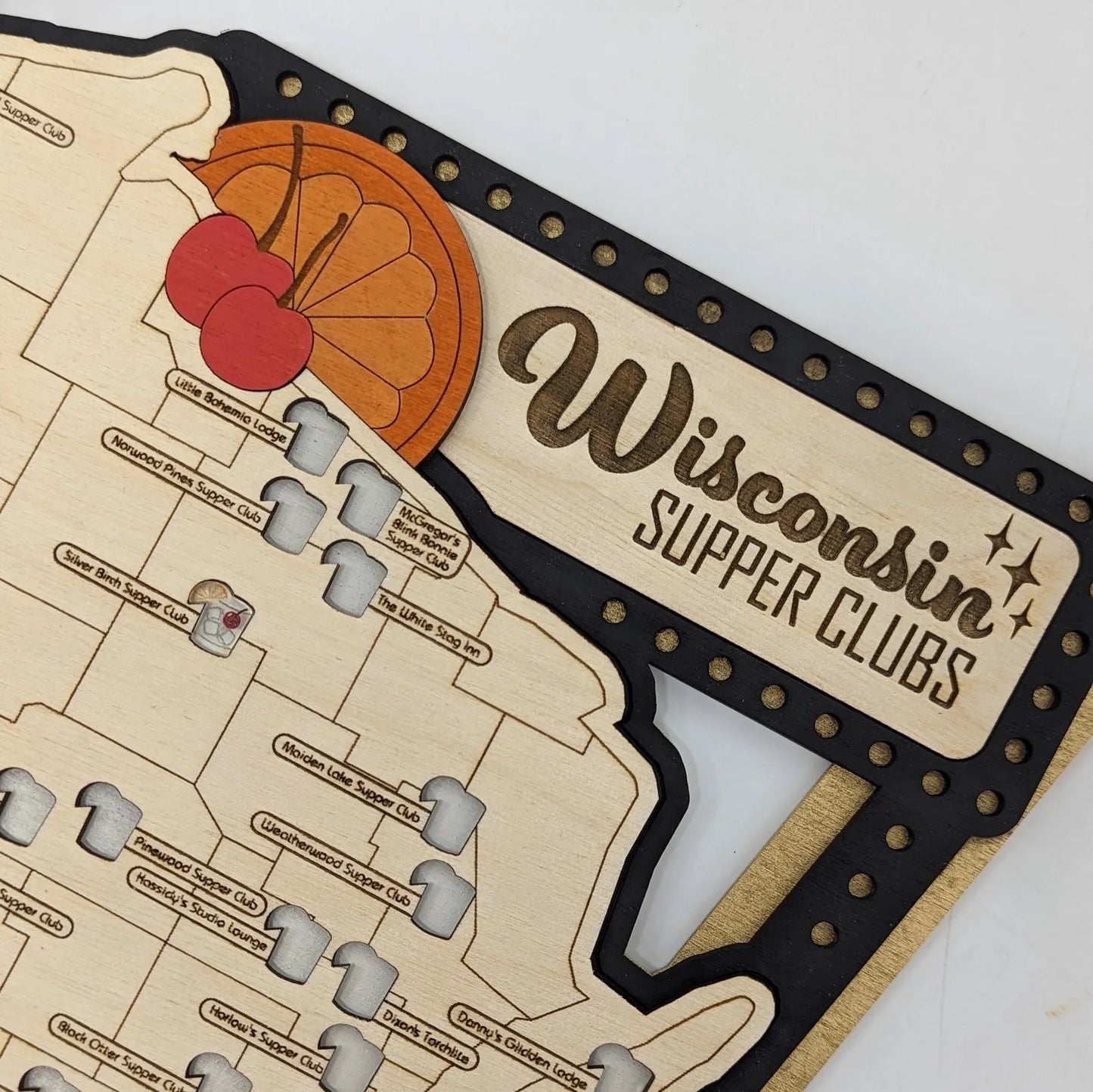 Wisconsin Supper Clubs Tracker Map