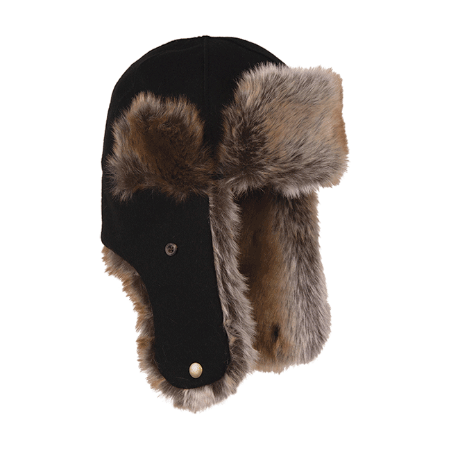 Northwoods Trapper Cap - Black