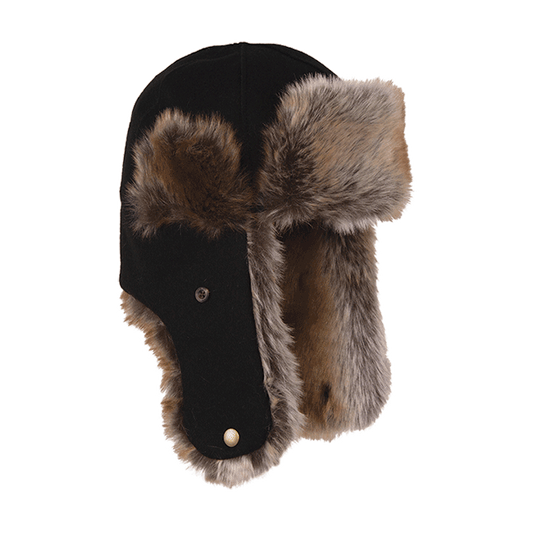 Northwoods Trapper Cap - Black