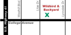 Map to Wildbird & Backyard